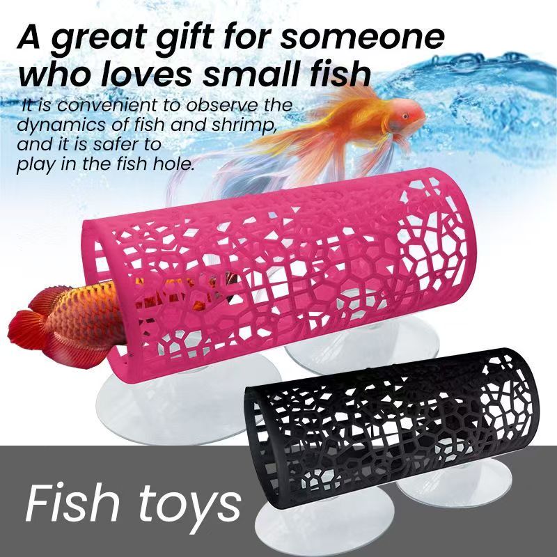 Aquarium Fertilizer - Aquarium Fish Tunnel Toys Betta Fish