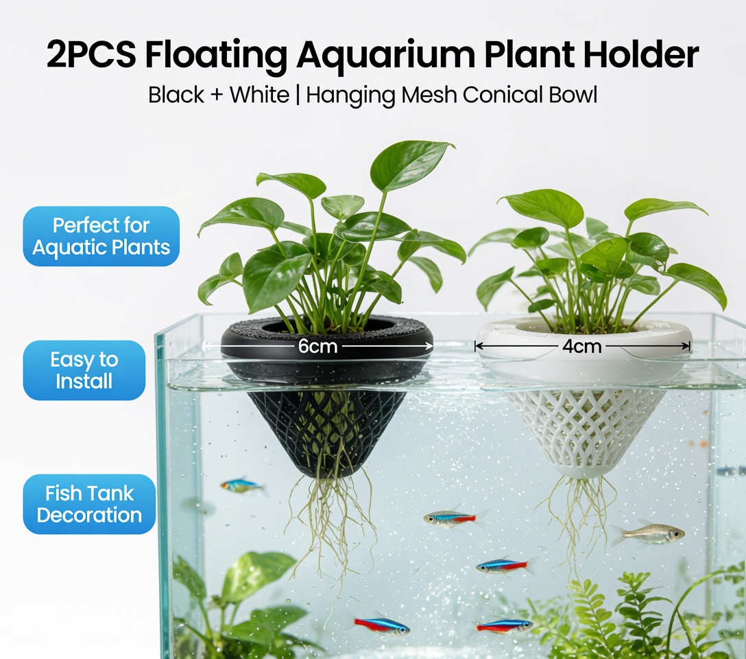 2PCS Floating Aquarium Plant H - Aquarium Plants Live recension och pris