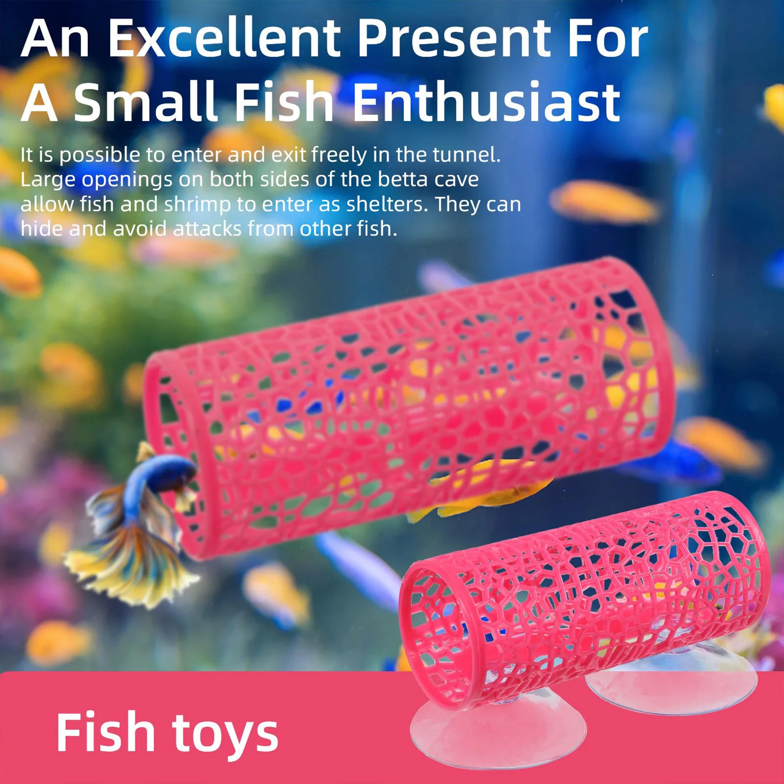 Aquarium Fish Tunnel Toys Bett - Aquarium Fertilizer recension och pris