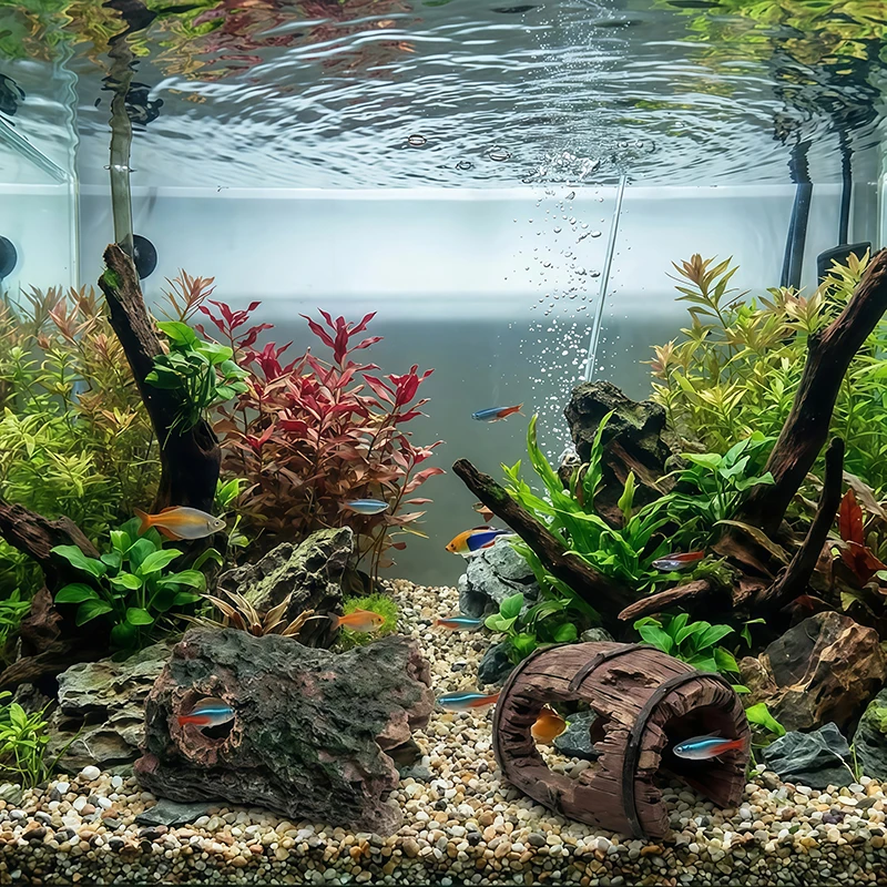 3Pcs Aquarium Resin Decoration - Aquarium Plant Substrate recension och pris
