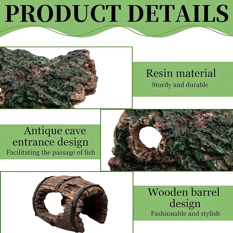 3Pcs Aquarium Resin Decoration - Aquarium Plant Substrate recension och pris