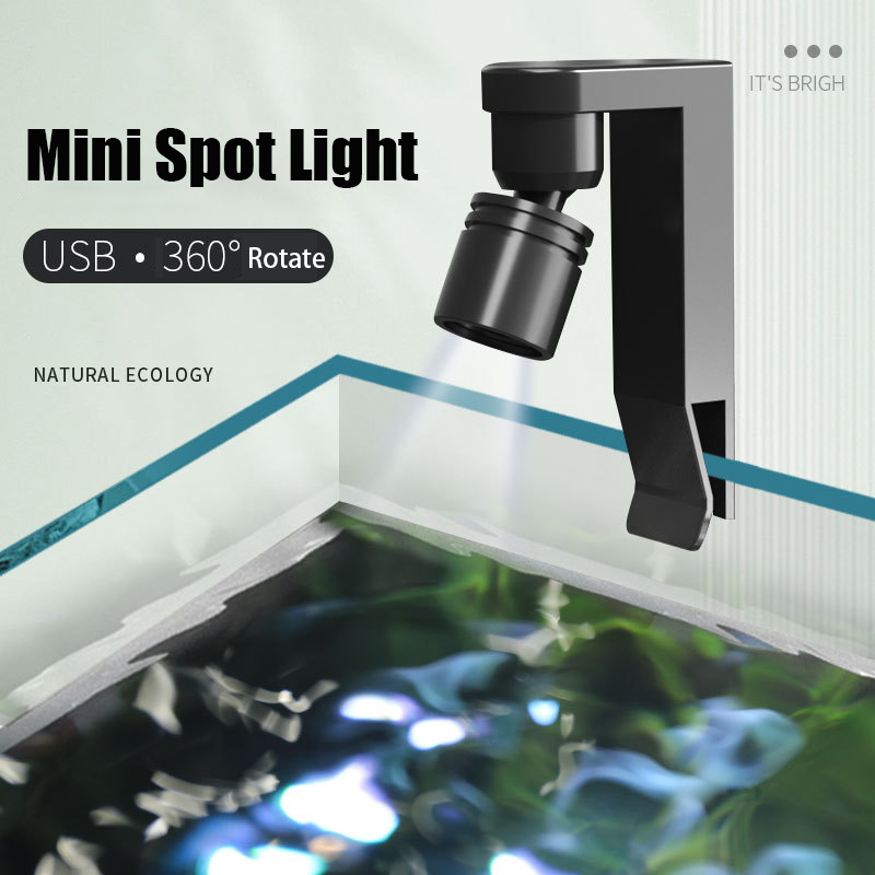 USB Clamp Light Waterproof Whi - Aquarium Plant Light recension och pris