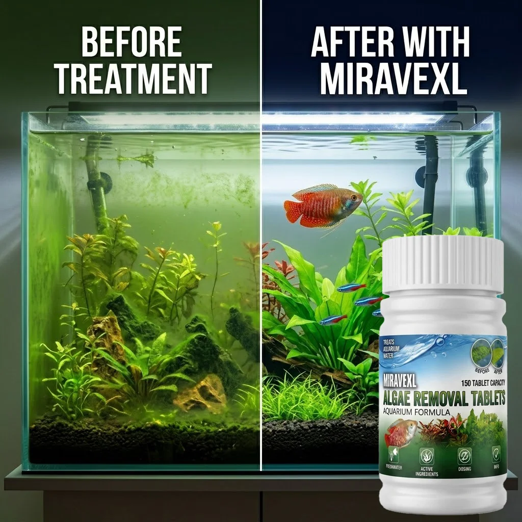 MIRAVEXL 150 Tablets Fish Tank - Planted Aquarium Cleaning recension och pris