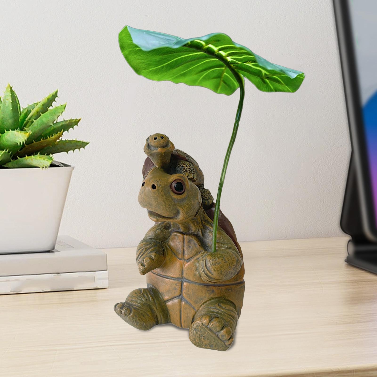 Turtle Figurine Fish Tank Deco - Plant Aquarium Pot recension och pris